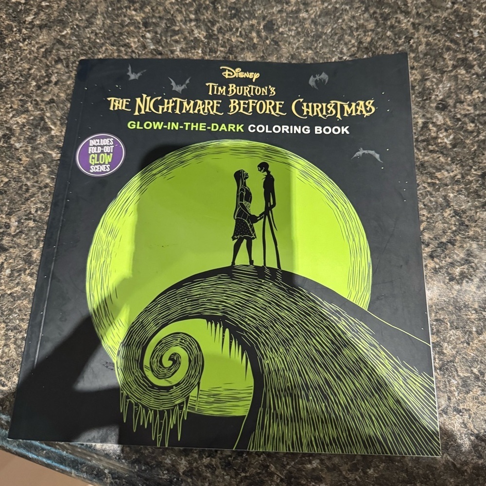 Disney Jack Skellington Glow Coloring Book
